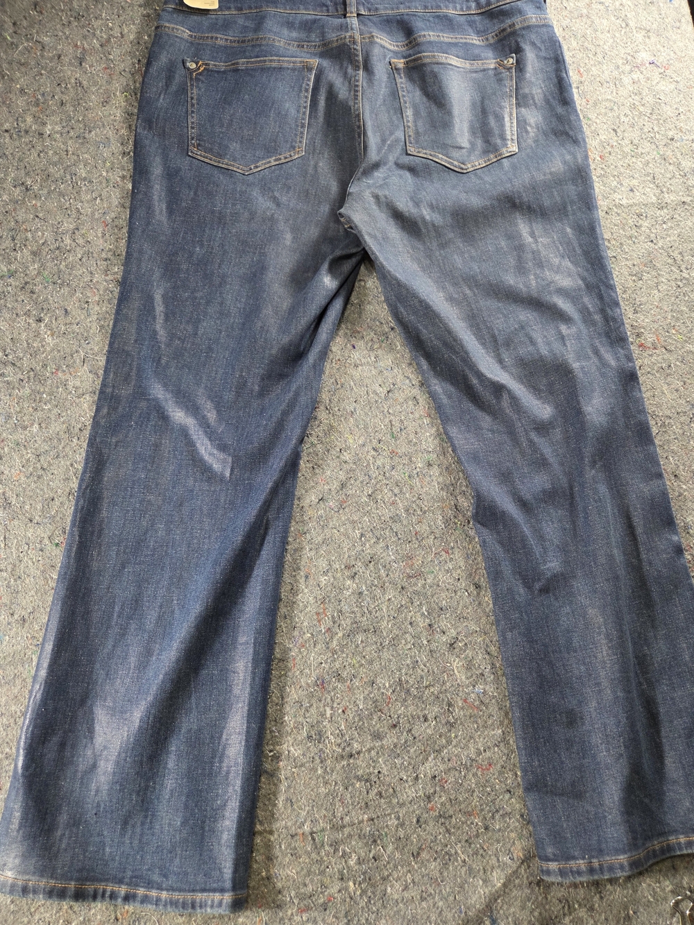 Anthropologie Pilcro Demilune Bootcut Jeans 18W NWT Dark Wash Plus Size